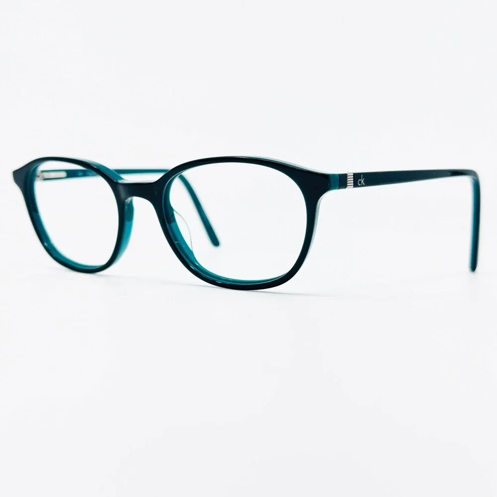 Calvin Klein Eyeglasses Womens Blue Teal CK5879 318 49-18-140 49mm